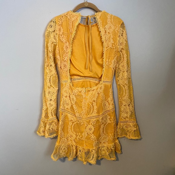 Gold Tobi Dress - Picture 2 of 2